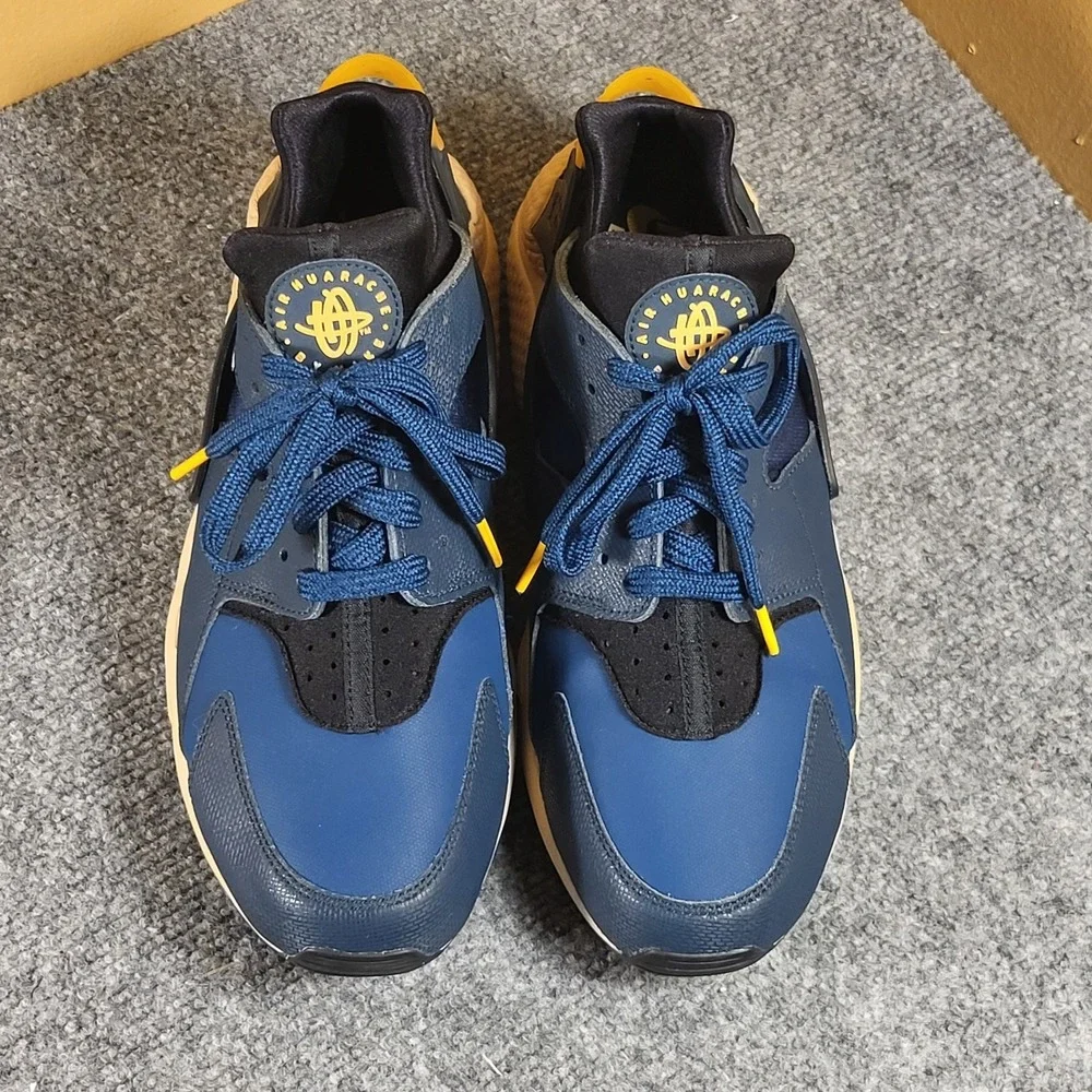 Nike Air Huarache Premium Armory Navy Blue Men's Shoes Size 11.5 DZ4852-001